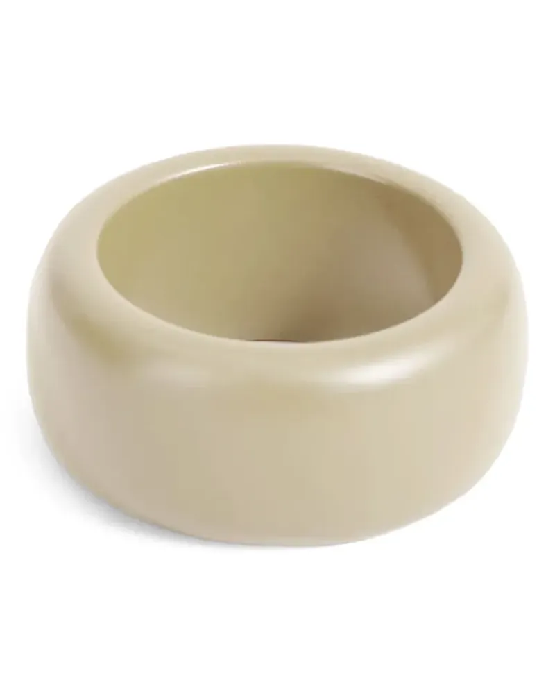 FRANKIE Shop chunky-design bangle - Nude Nude
