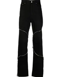 Heliot Emil Straight-Leg-Jeans Schwarz