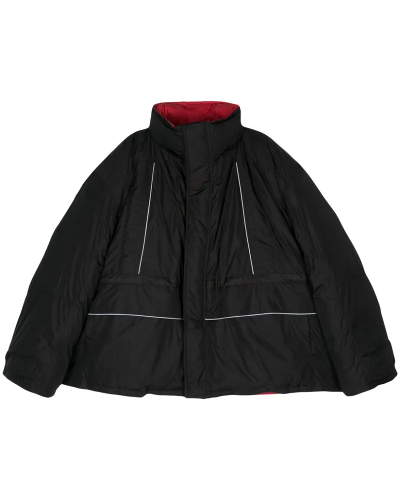 Balenciaga Gefütterter Parka im Oversized-Look - Schwarz Schwarz