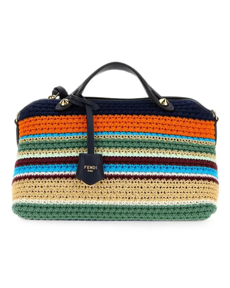 Fendi medium By The Way crochet tote bag - Blau Blau