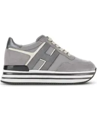 Hogan H483 Midi Platform Sneakers Grau