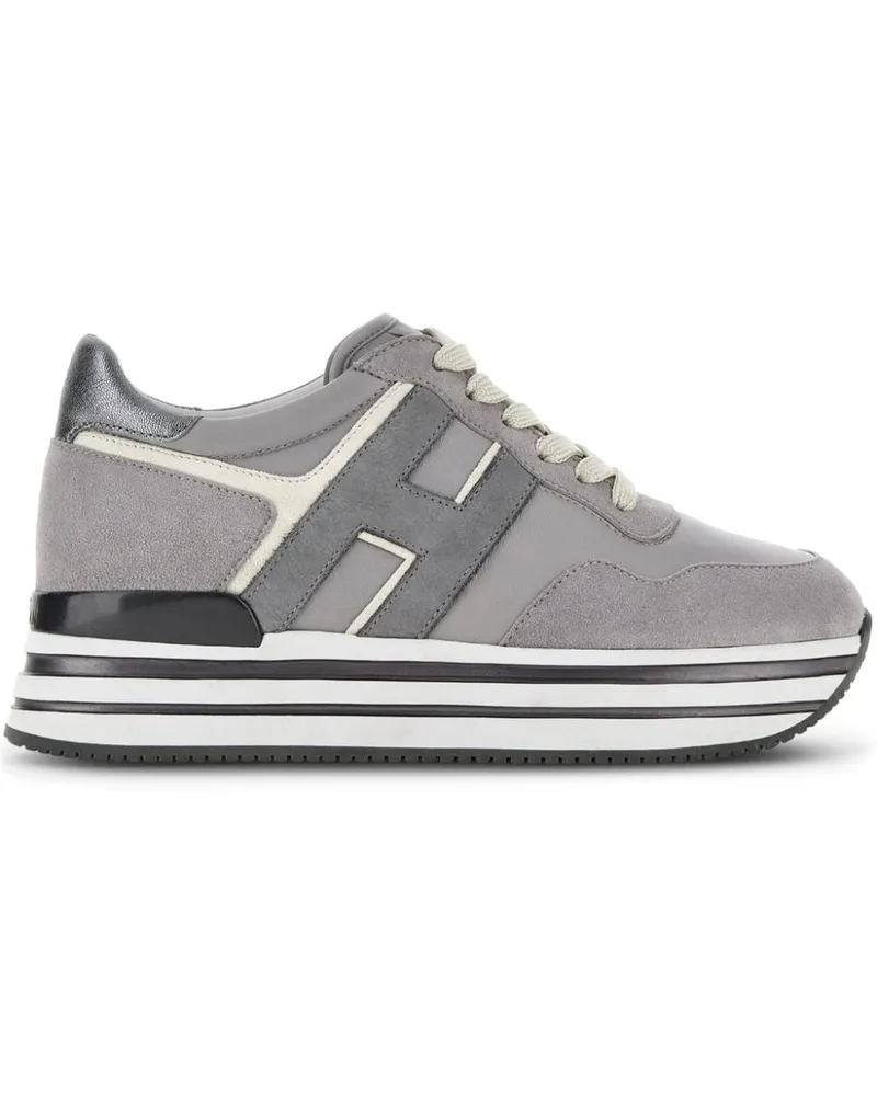 Hogan H483 Midi Platform Sneakers - Grau Grau