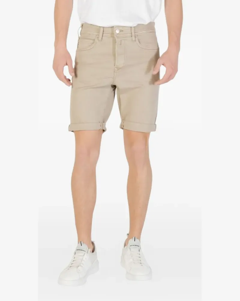 Replay cotton-twill shorts - Nude Nude