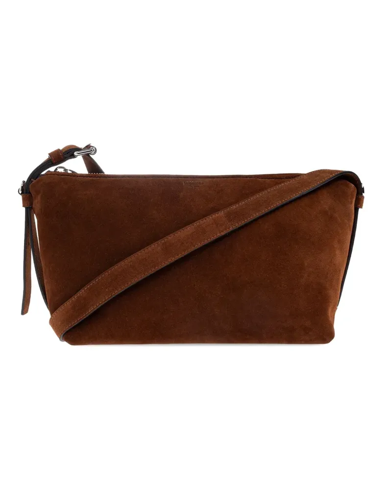 Moschino Schultertasche aus Wildleder - Braun Braun