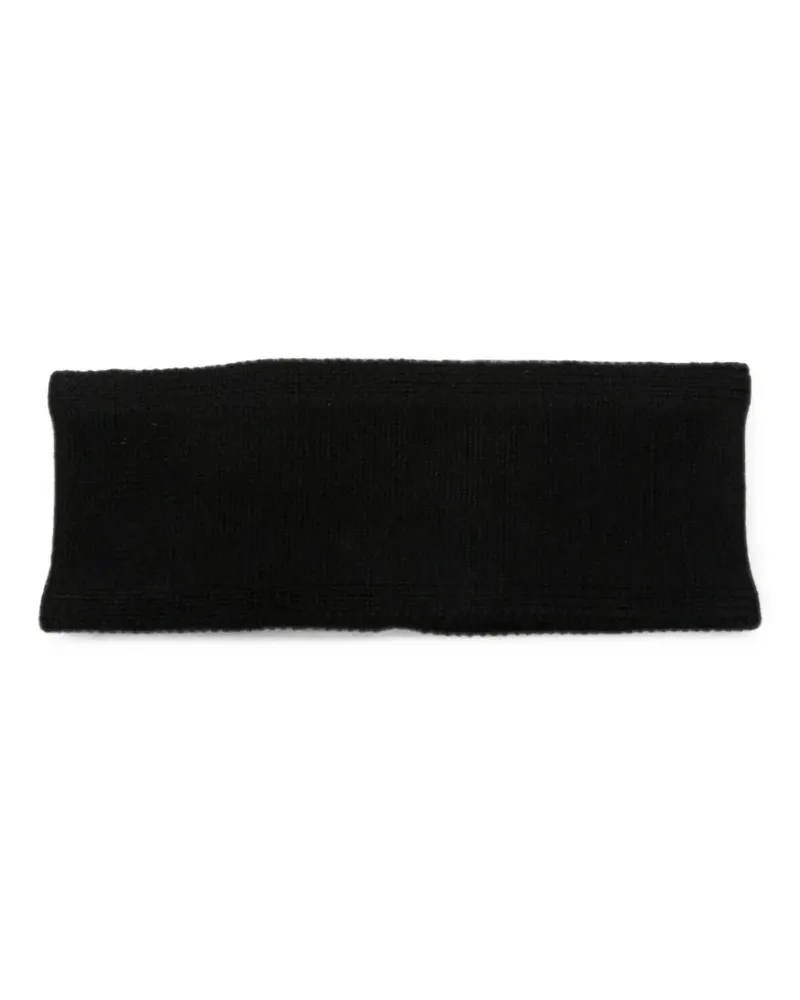 Totême Gestricktes Stirnband aus Kaschmir - Schwarz Schwarz