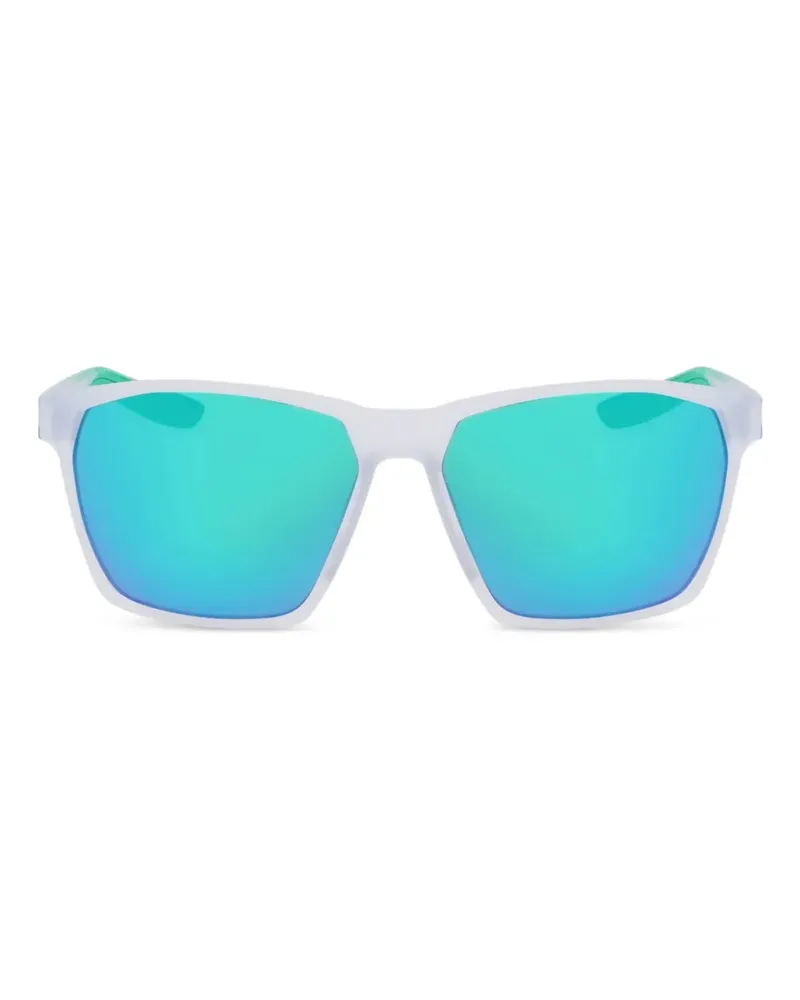 Nike Sonnenbrille mit eckigem Gestell - Grau Grau