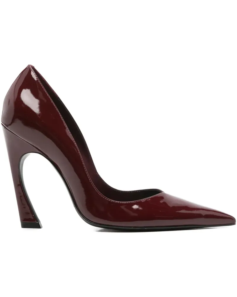 Schutz Pumps mit spitzer Kappe - Rot Rot