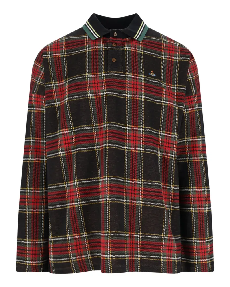 Vivienne Westwood Poloshirt mit Schottenkaro - Rot Rot