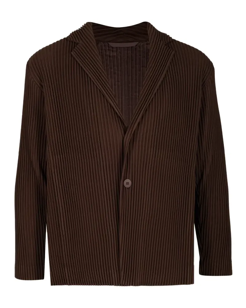 Issey Miyake Tailored Pleats Sakko - Braun Braun
