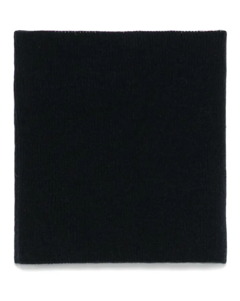 Maison Margiela Schal mit Stickerei - Blau Blau