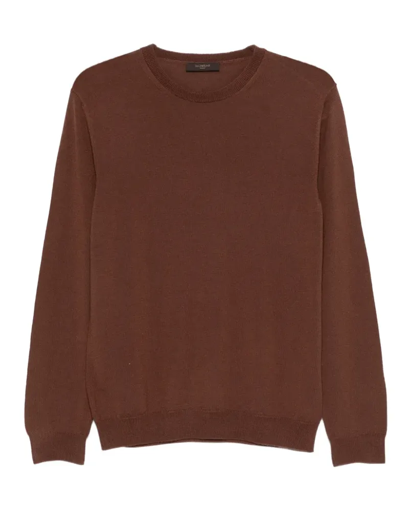 Zanone Pullover mit Rundhalsausschnitt - Braun Braun