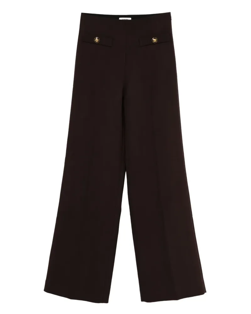 Sandro Hose mit hohem Bund - Braun Braun