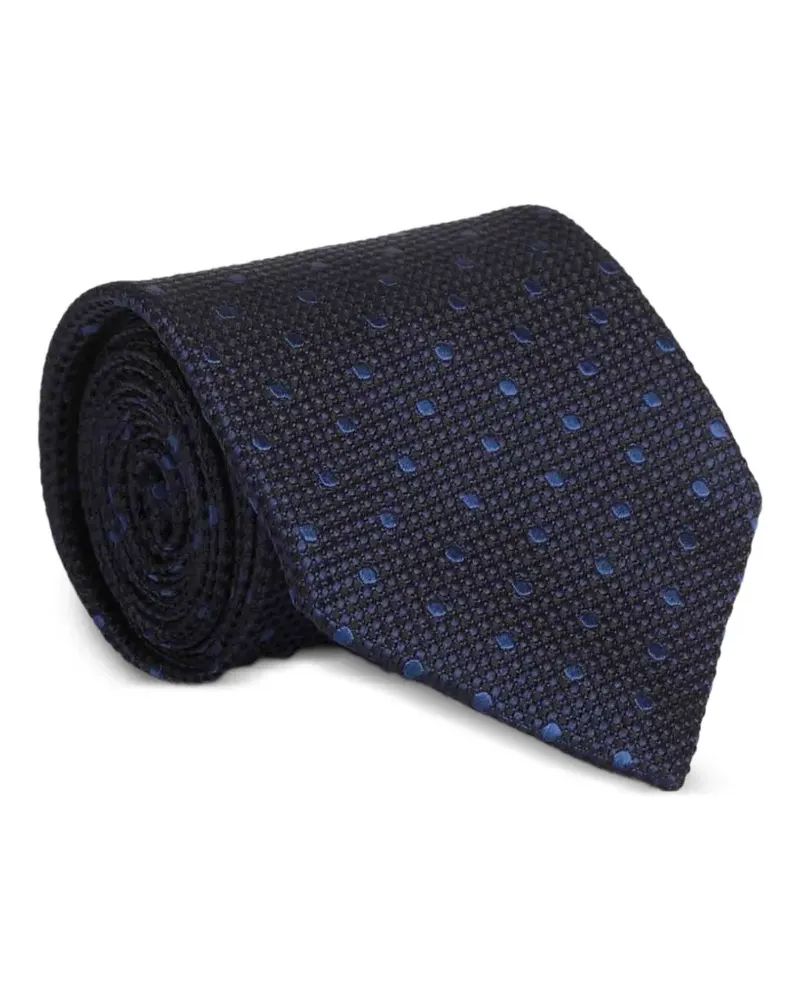 Tom Ford polka-dot silk tie - Blau Blau