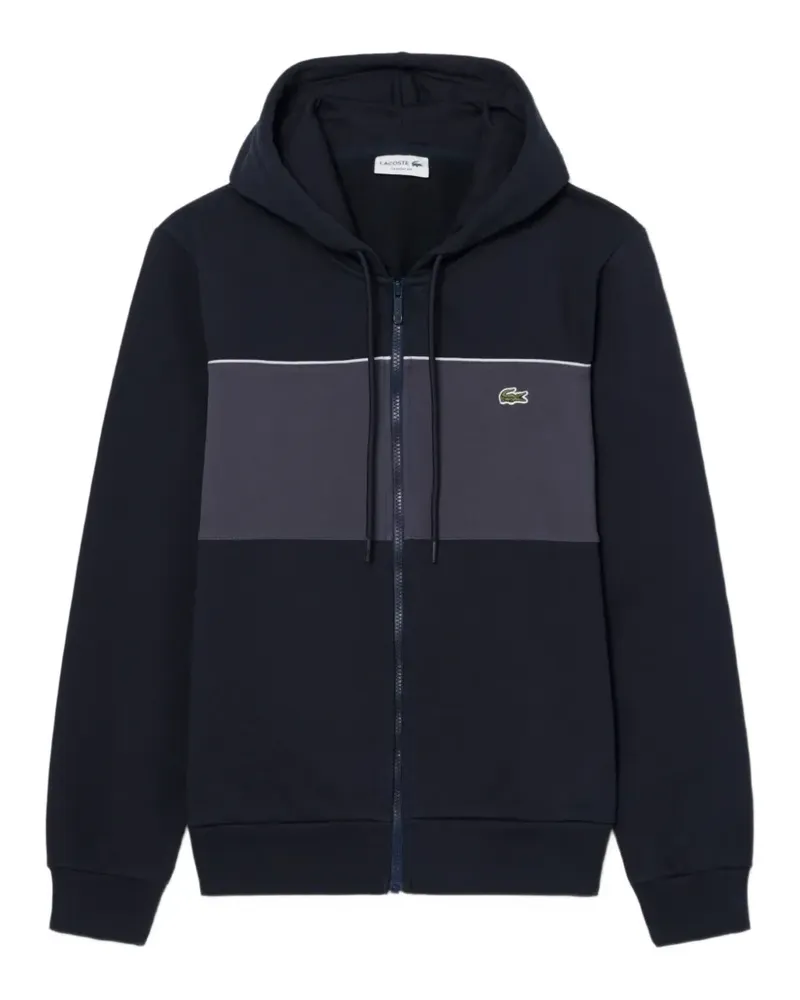 Lacoste Kapuzenjacke in Colour-Block-Optik - Blau Blau