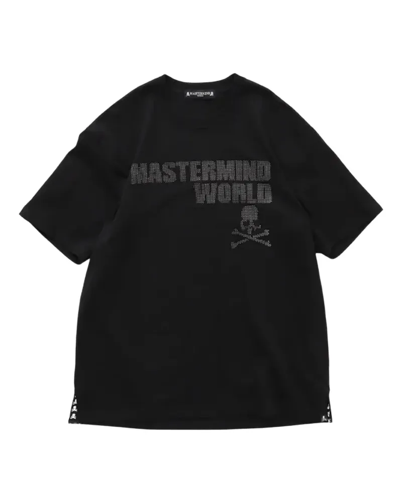 Mastermind World T-Shirt mit Logo-Print - Schwarz Schwarz