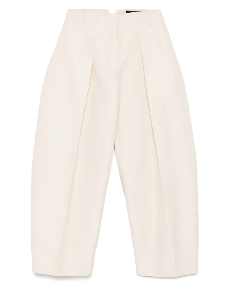Jacquemus Le Pantalon Ovalo Hose - Nude Nude