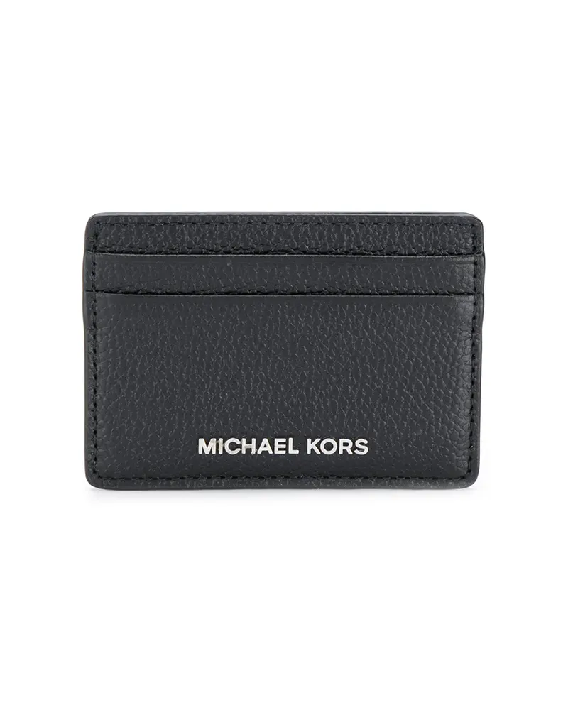 Michael Kors Kartenetui mit Logo-Schild - Schwarz Schwarz