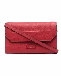 Lancel Schultertasche mit abnehmbarem Riemen Rot