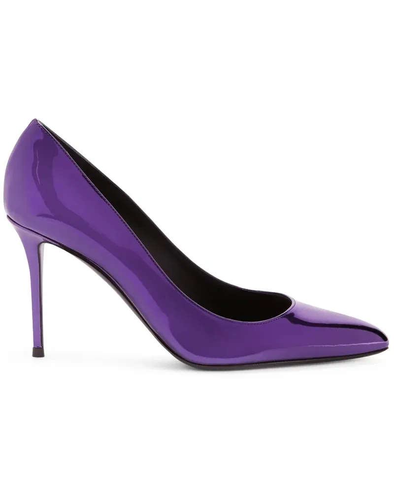 Giuseppe Zanotti Metallische Spy Pumps 105mm - Violett Violett