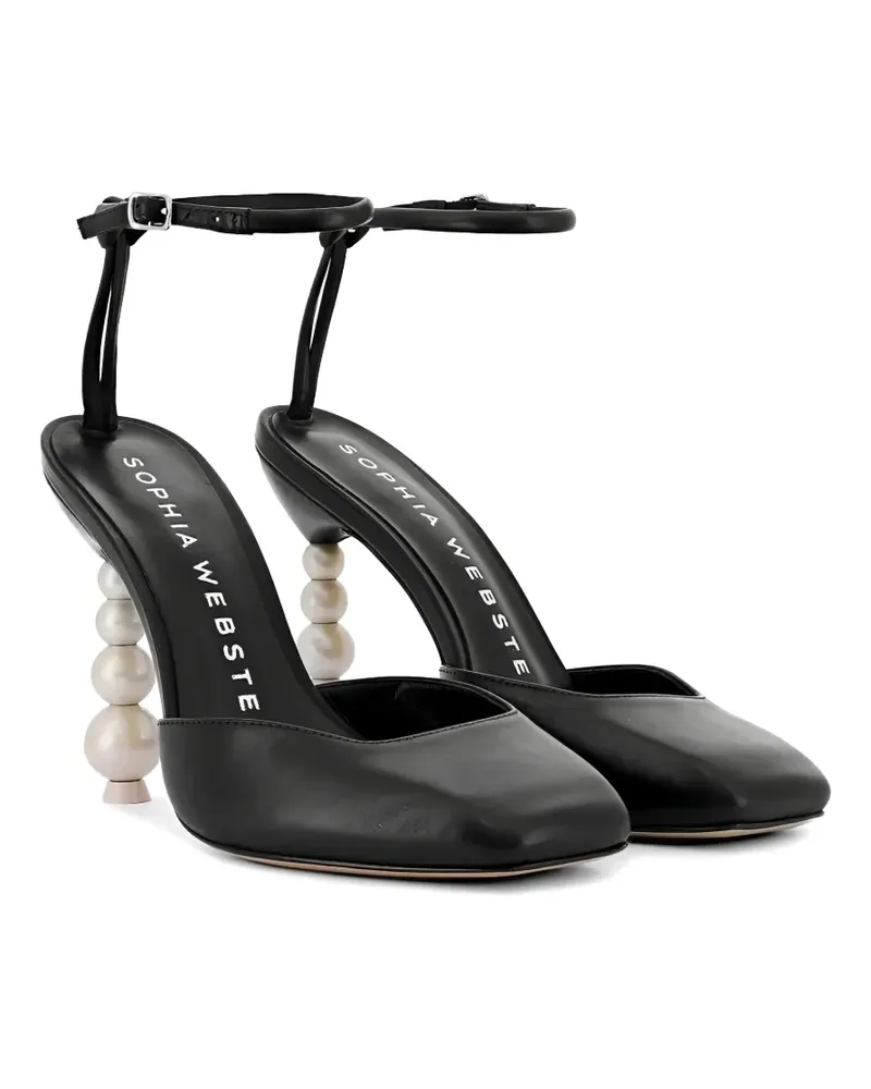 Sophia Webster Pumps mit Perlen - Schwarz Schwarz