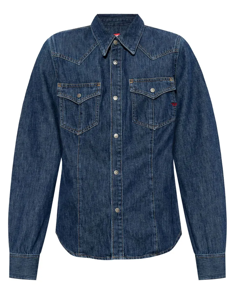 Diesel De-Waves Hemd - Blau Blau