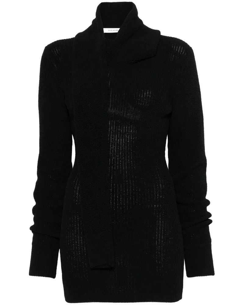 Aya Muse Kea Minikleid - Schwarz Schwarz
