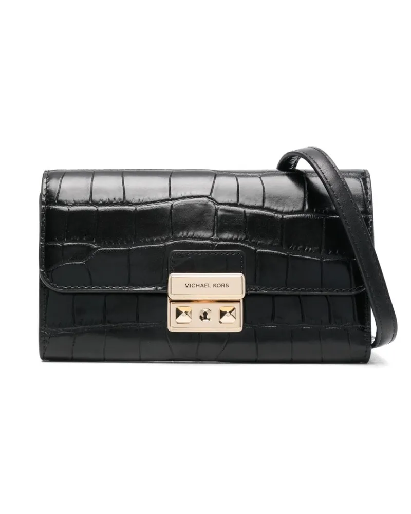 Michael Kors Kleine Tribeca Umhängetasche - Schwarz Schwarz
