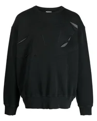 Diesel Sweatshirt mit Cut-Outs Schwarz