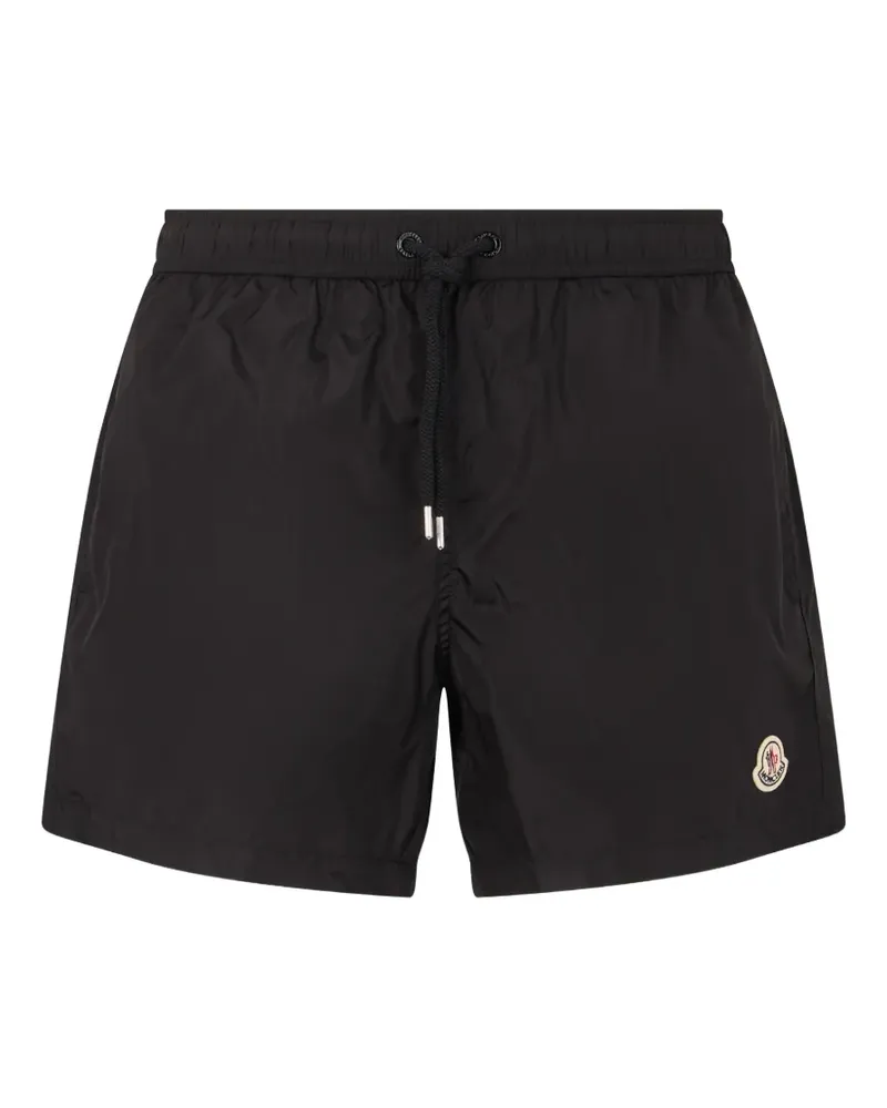 Moncler Badeshorts mit Kordelzug - Schwarz Schwarz
