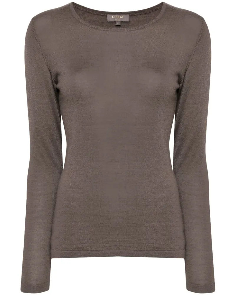 N.Peal Eden Pullover - Braun Braun