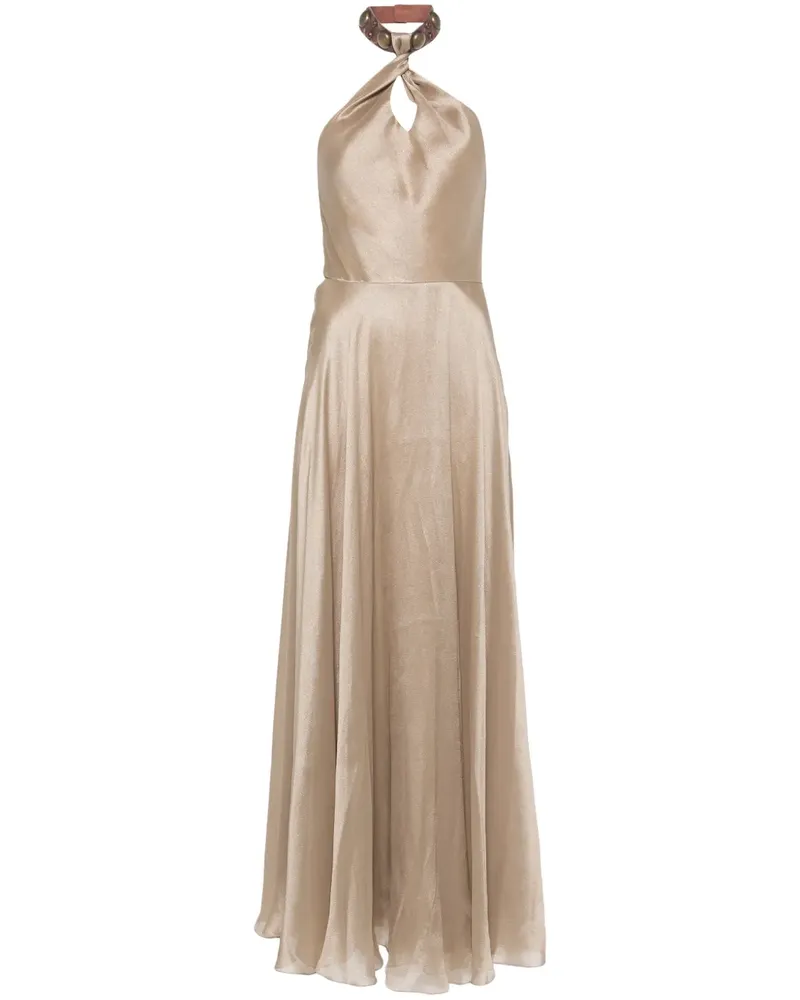 Ralph Lauren Sherri Abendkleid - Nude Nude