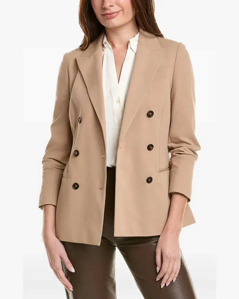 Brunello Cucinelli double-breasted blazer - Nude Nude