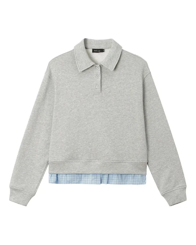 Tout a Coup Poloshirt im Layering-Look - Grau Grau