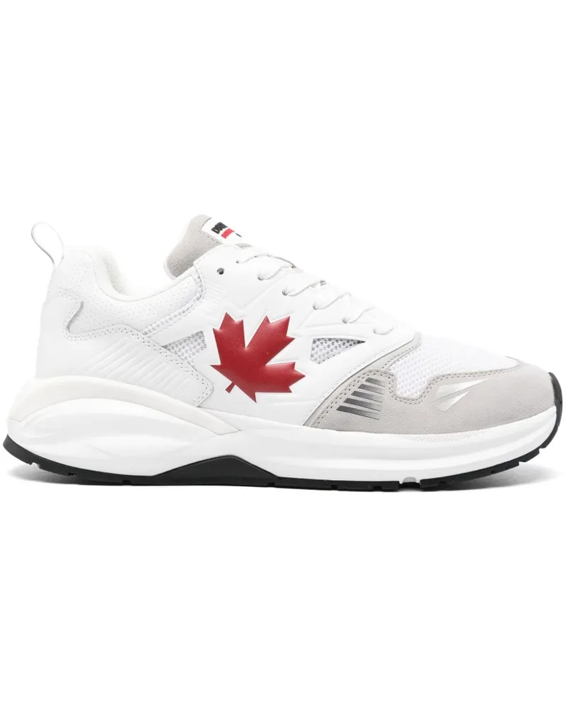 Dsquared2 Dash Maple Leaf Sneakers - Weiß Weiß