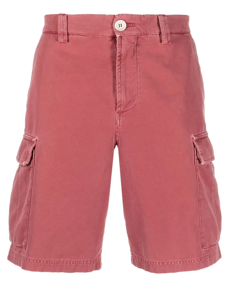 Brunello Cucinelli Halbhohe Bermudas - Rot Rot