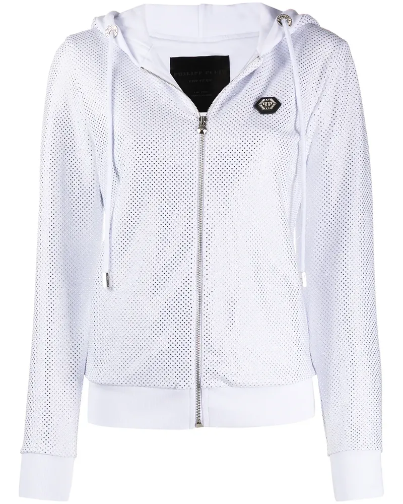 Philipp Plein TM' Kapuzenjacke - Weiß Weiß