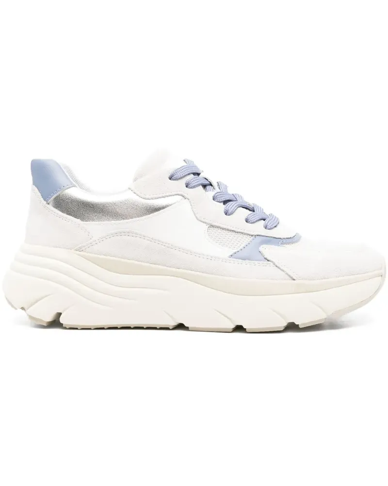 Geox Diamanta Sneakers mit Einsätzen - Weiß Weiß