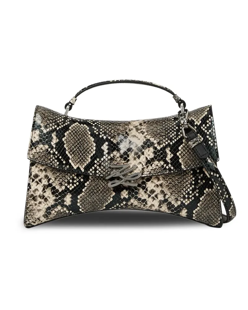 Karl Lagerfeld K/Autograph Handtasche - Schwarz Schwarz