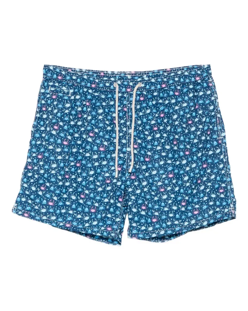 MC2 Saint Barth Lighting Micro Fantasy crab-print swim shorts - Blau Blau