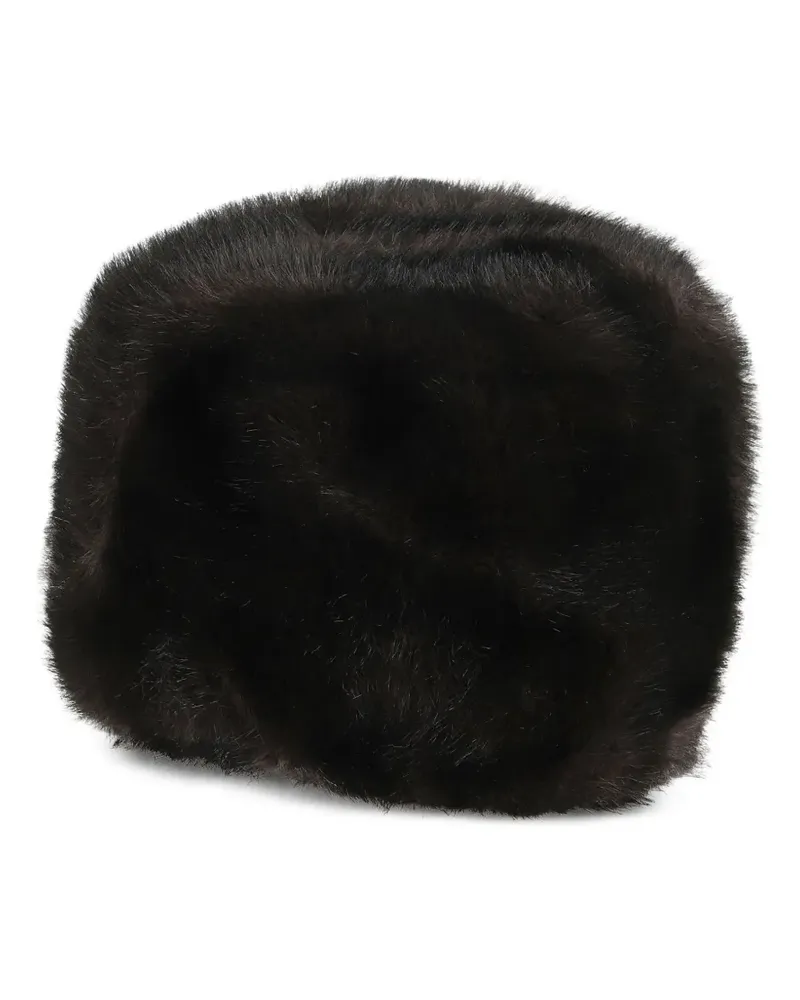 Soeur Mütze aus Faux Fur - Schwarz Schwarz