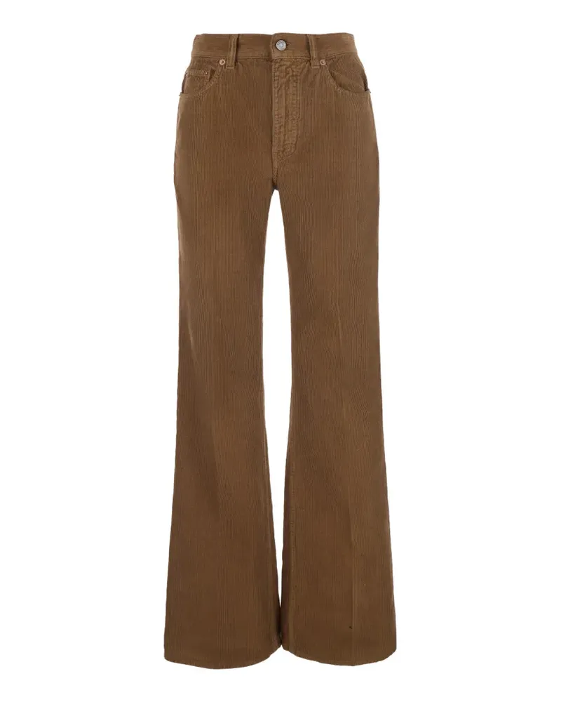 Saint Laurent 70's Hose aus Cord - Braun Braun