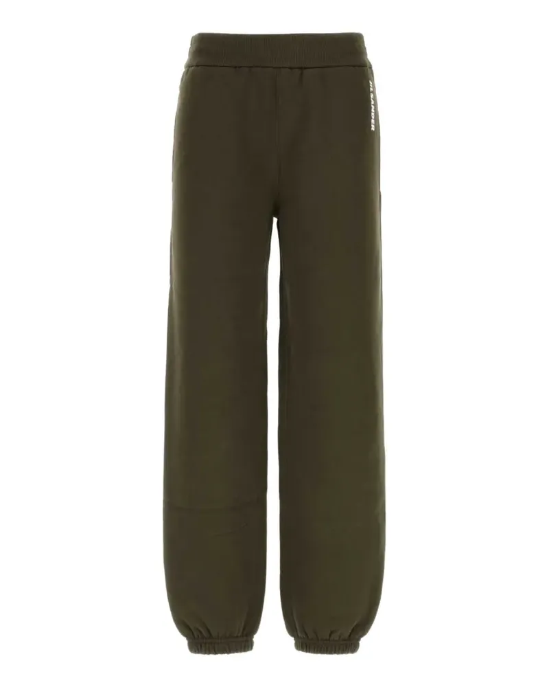 Jil Sander logo-print track pants - Grün Grün