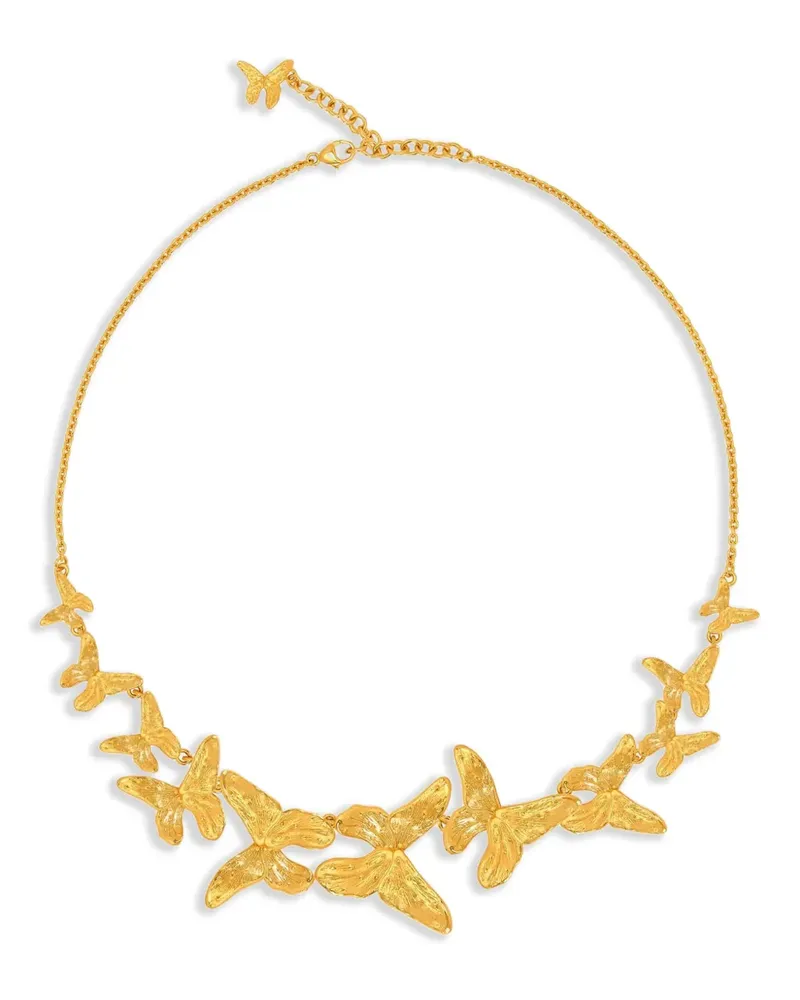 Oscar de la Renta Halskette mit Schmetterling - Gold Gold