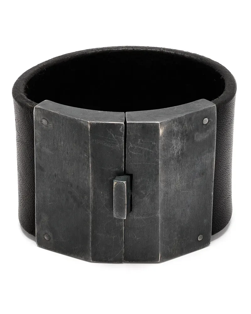 Parts Of Four Box Lock' Armband - Schwarz Schwarz
