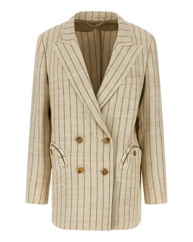 Blazé Milano Serene Everyday double-breasted blazer - Nude Nude
