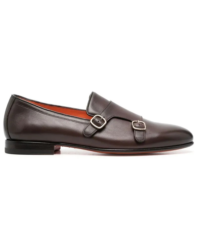 Santoni Klassische Monk-Schuhe - Braun Braun