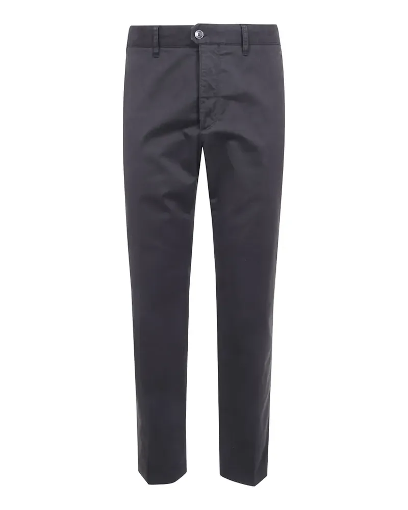 Incotex cotton chino trousers - Schwarz Schwarz