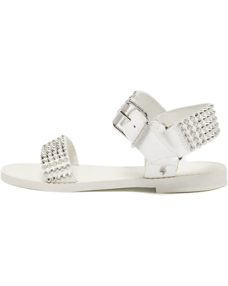 Zadig & Voltaire 2024 pre-owned Sandalen mit Nieten - Weiß Weiß