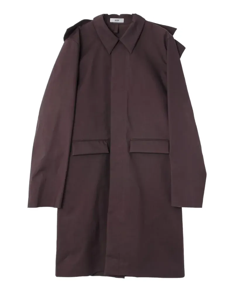 Rier collared single-breasted coat - Braun Braun