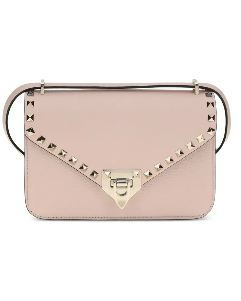 Valentino Garavani mini Rockstud leather shoulder bag - Rosa Rosa